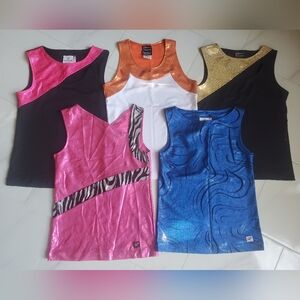 Sleeveless Glitter Tops Set Of 5 Cheerleading.com / CC Dancewear